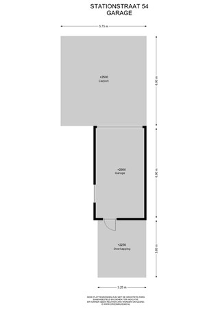 Floorplan - Stationstraat 54, 6191 BG Beek